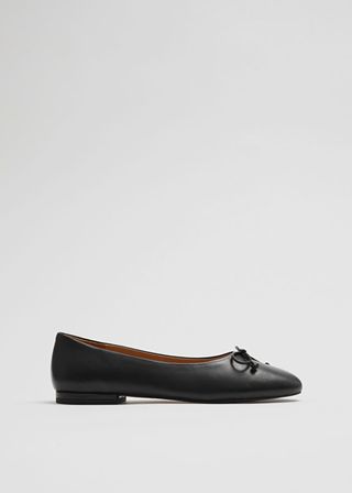& Other Stories + Leather Ballet Flats