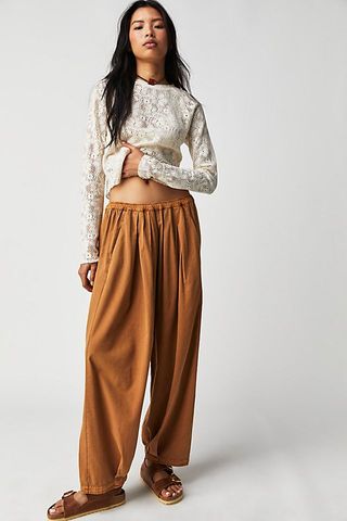 Free People + To the Sky Parachute Pants