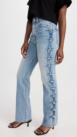 Khaite + Studded Danielle Jeans