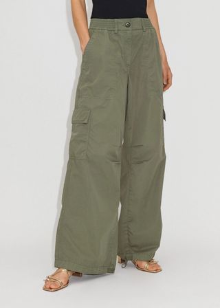 Me+Em + Relaxed Low-Rise Cargo Trouser