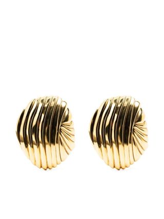 Saint Laurent + Shell Pendant Earrings