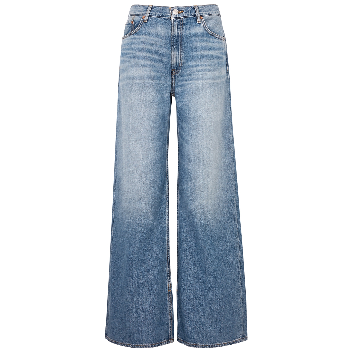 RE/DONE + Low Rider Wide-Leg Jeans