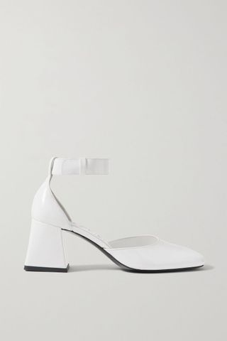 By Far + Judy Patent-Leather Mary Jane Pumps