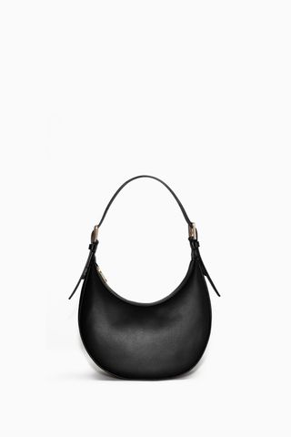 COS + Mini Crescent Leather Bag