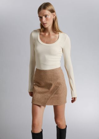 & Other Stories + Wrap Skirt