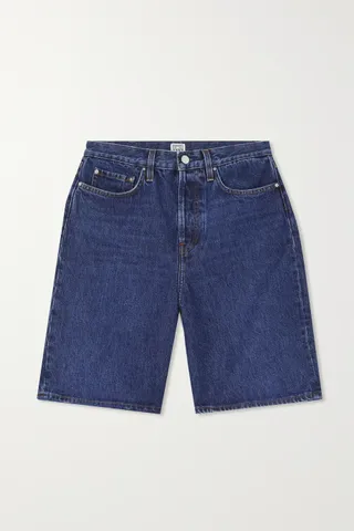 Toteme + Organic Denim Shorts