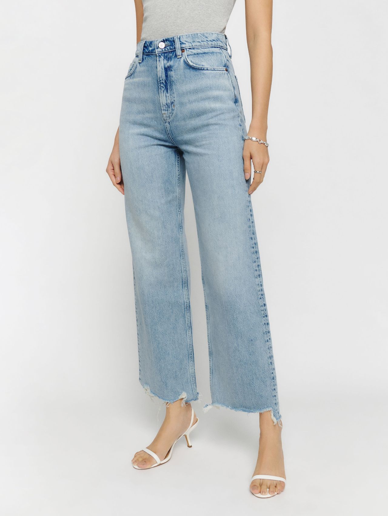 Bow Detail Cropped Pants main image 1