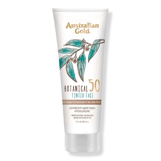 Australian Gold + Botanical SPF 50 Tinted Face Sunscreen - Medium to Tan