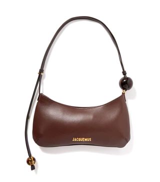 Jacquemus + Le Bisou Perle Embellished Leather Shoulder Bag