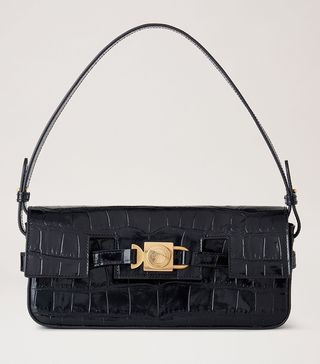 Mulberry x Axel Arigato + Shoulder Bag in Black Bovine Leather