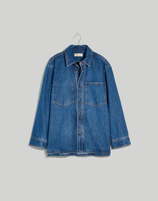 Madewell + Denim Shirt-Jacket in Taitley Wash