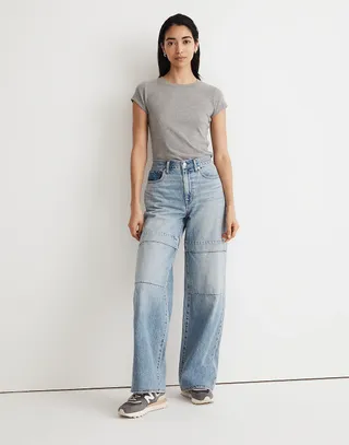 Madewell + Superwide-Leg Jeans in Larkins Wash