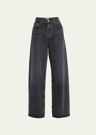 Agolde + Low-Rise Baggy Wide Jeans