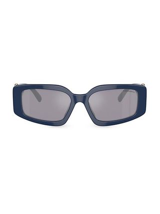 Tiffany & Co. + 54mm Rectangular Sunglasses