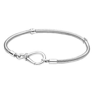 Pandora + Pandora Moments Infinity Knot Snake Chain Bracelet
