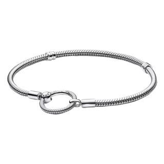 Pandora + Pandora Moments O Closure Snake Chain Bracelet