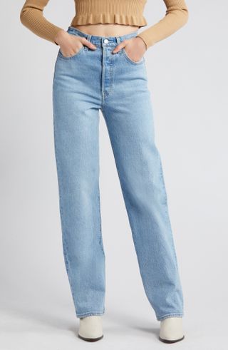 Levi's + Ribcage High Waist Straight Leg Jeans