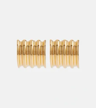 Khaite + Julius Gold-Plated Earrings