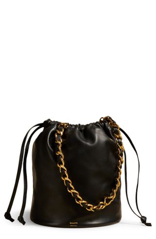 Khaite + Medium Aria Leather Bucket Bag