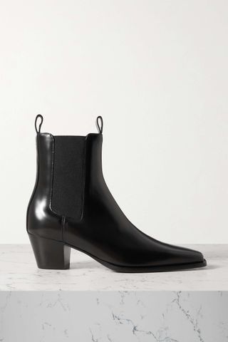 Toteme + The City Leather Ankle Boots