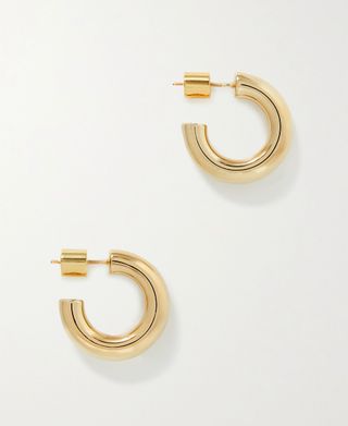 Jennifer Fisher + Micro Michelle Gold-Plated Hoop Earrings