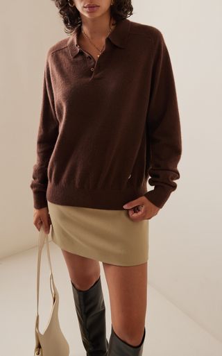 Éterne + Brady Cashmere Pullover Sweater