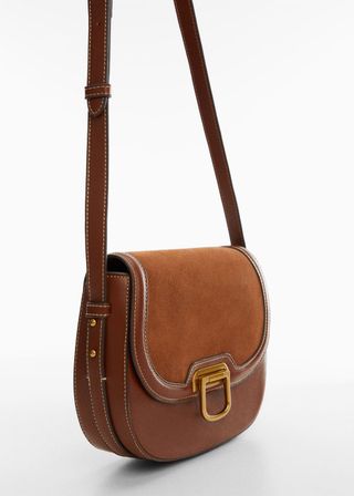 Mango + Adjustable Shoulder Strap Buckle Bag