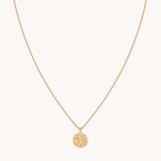 Astrid & Miyu + Zodiac Pendant Necklace in Gold