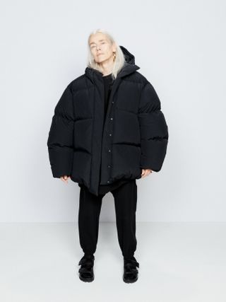 Raey + Hooded Mega Puffer Quilted Coat