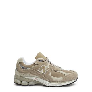New Balance + 2002R Distressed Mesh Sneakers
