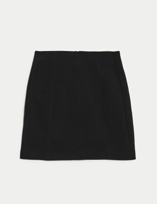 Marks & Spencer + M&S Collection Crepe Seam Detail Mini A-Line Skirt