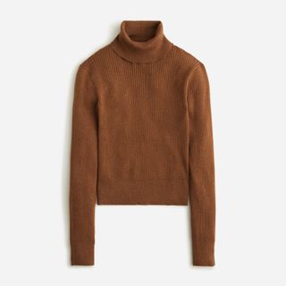 J.Crew + Tencel lyocell-blend ribbed turtleneck sweater