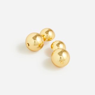 J.Crew + Metallic ball earrings