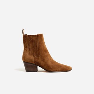 J.Crew + Western ankle boots in suede