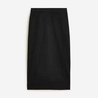 J.Crew + No. 3 Pencil skirt in bi-stretch cotton blend