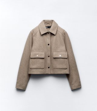 Zara + Soft Cropped Jacket