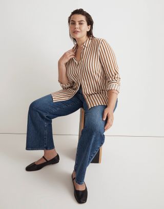 Madewell + Crinkled Button-Up Shirt