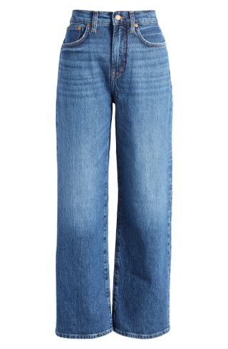 Madewell + Wide Leg Stretch Denim Jeans