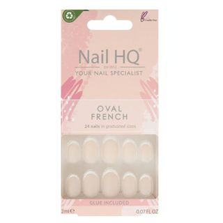 Nail HQ + Oval French – 24 Nails