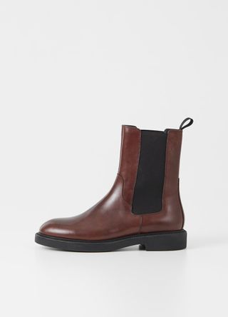 Vagabond Shoemakers + Alex W Boots in Brown Leather