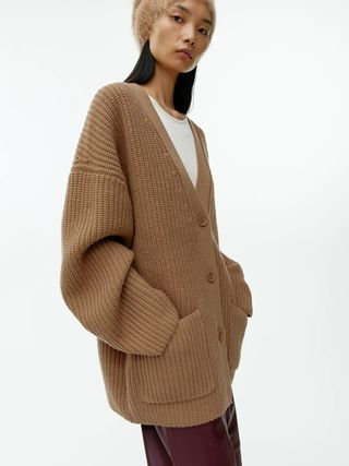 Arket + Relaxed Wool Cardigan