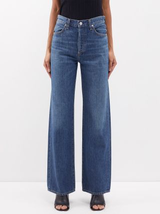 Citizens of Humanity + Annina Organic-Cotton Wide-Leg Jeans