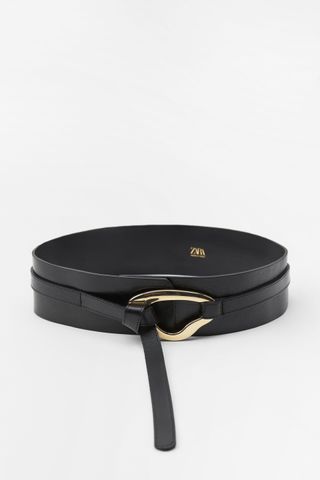 Zara + Leather Sash Belt