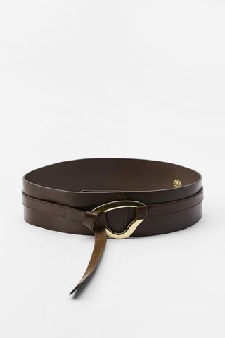 Zara + Leather Sash Belt