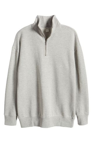 Bp + Oversize Quarter Zip Sweatshirt
