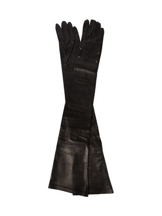 Maison Margiela + Long Leather Gloves