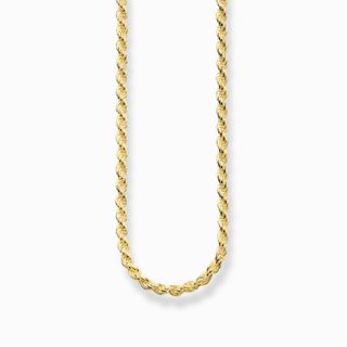Thomas Sabo + Cord Chain in 18k Yellow Gold Plating and 925 Sterling Silver