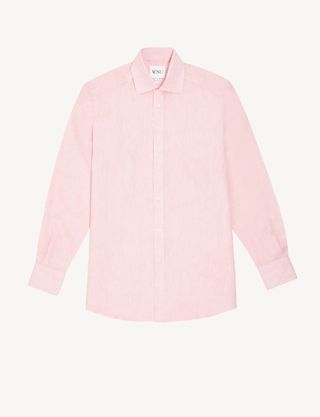 With Nothing Underneath + The Boyfriend: Linen in Grapefruit Pink
