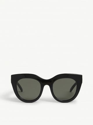 Le Specs + Air Heart Cat-Eye Acetate Sunglasses