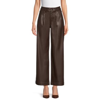 Time and Tru + Mid Rise Wide Leg Trouser Jeans
